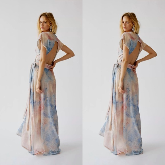 Free People Dresses & Skirts - Free People Desert Flower Velvet Maxi Dress